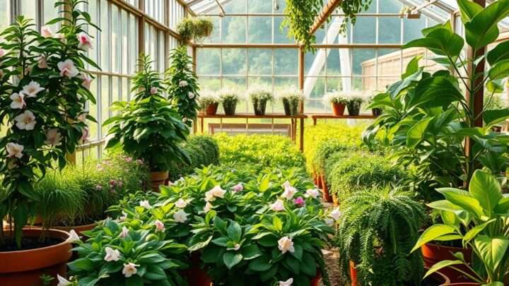 Die besten Pflanzen für Ihr Gewächshaus