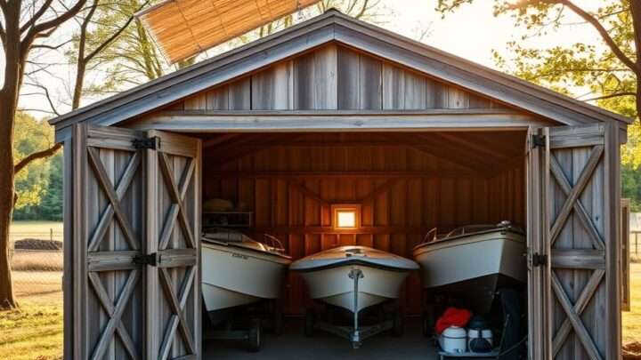 Die besten Schuppen zur Bootsaufbewahrung: Sicher und langlebig