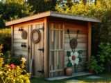 Die besten Verkleidungsideen für Holz-Gartenschuppen