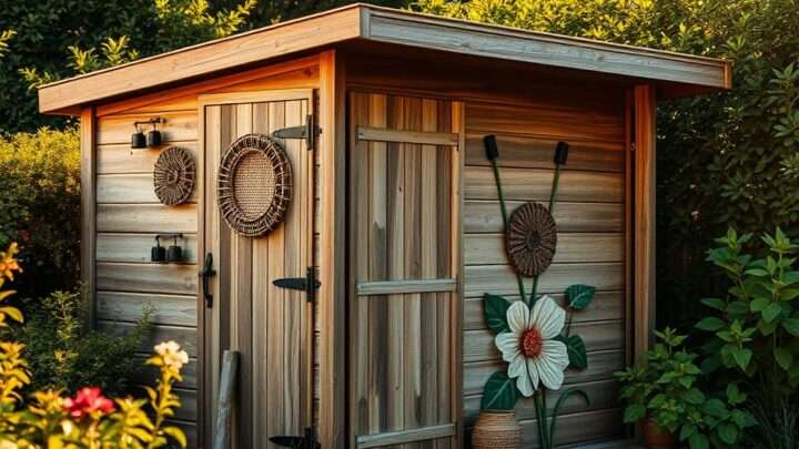 Die besten Verkleidungsideen für Holz-Gartenschuppen