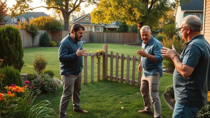 Die häufigsten Nachbarschaftsstreitigkeiten im Garten: Ursachen und Lösungen