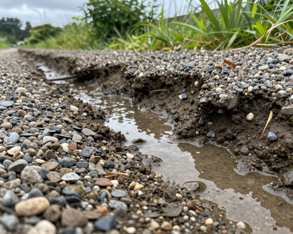 Drainage Kies Terrasse Probleme