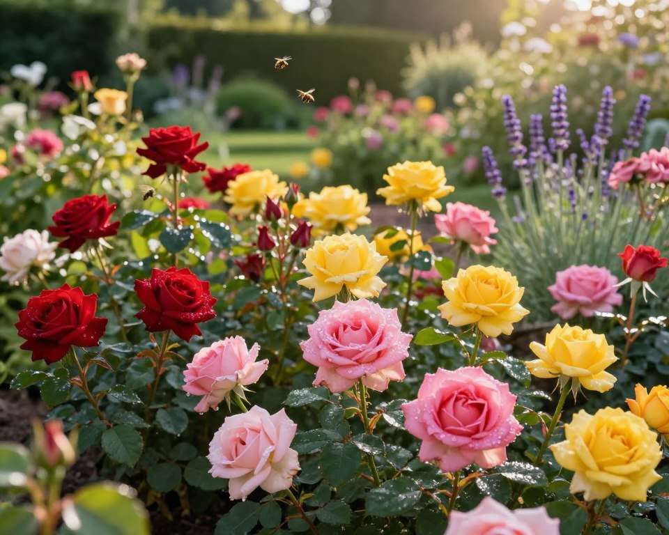 Duftende Rosen kombinieren im Garten
