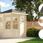 ECO Set - Gartenhaus 5-Eck Modell Sunny - A|2x2m|Rabatt:29%