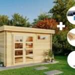 ECO Set - Gartenhaus Leandro - 28|4x3m|Rabatt:10%