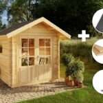 ECO Set - Gartenhaus Palma - imprägniert|3x3m