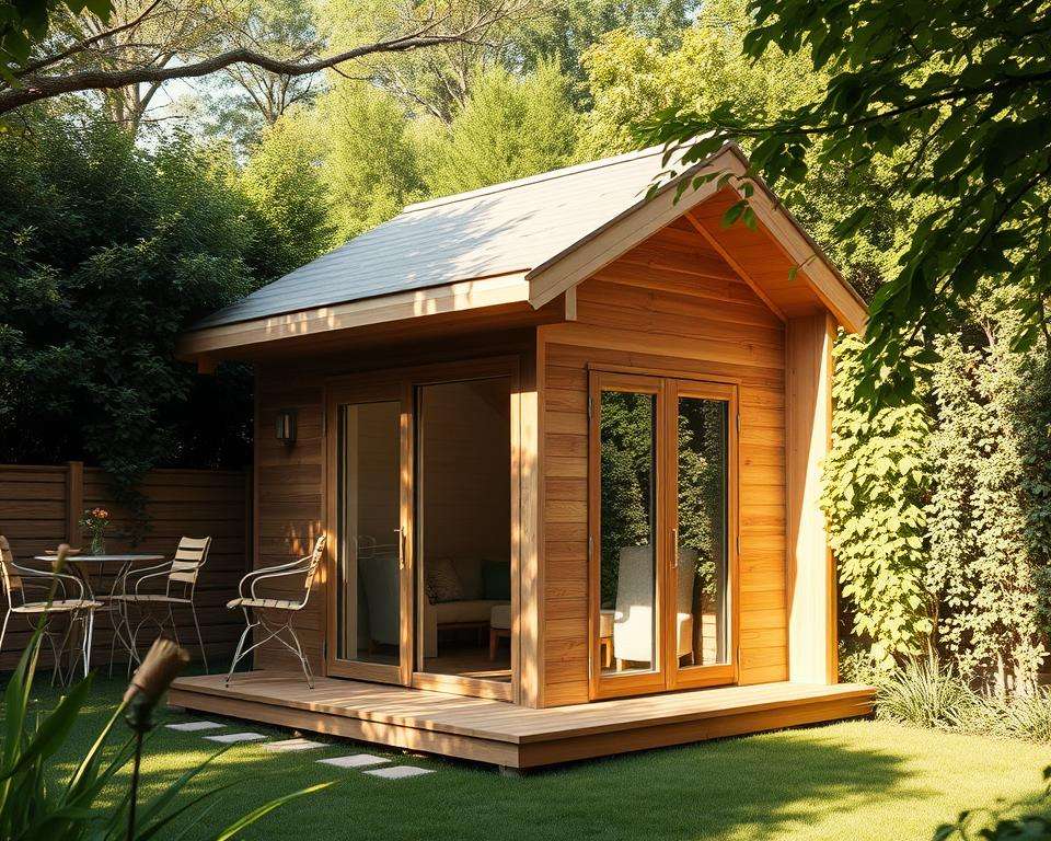 Eck-Holz-Gartenhaus Vorteile Eck-Holz-Gartenhaus Vorteile