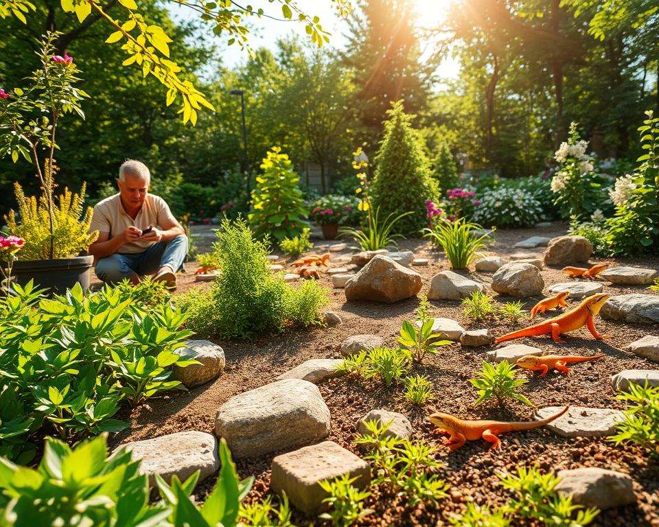 Eidechsen im Garten Fehler vermeiden