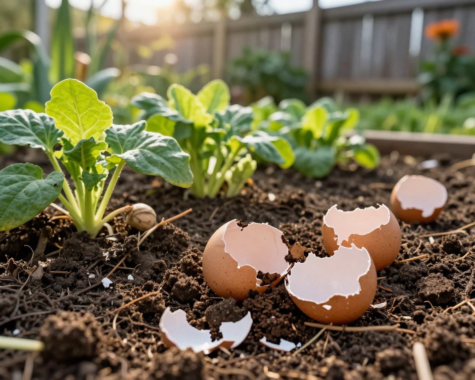Eierschalen im Garten als Dünger