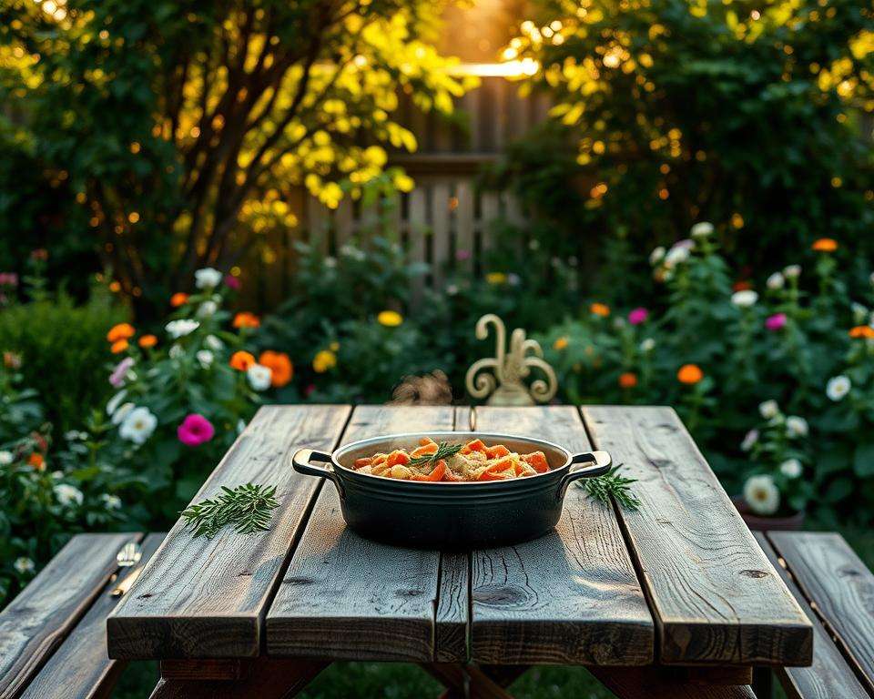 Ein-Topf Gerichte im Garten Ein-Topf Gerichte im Garten