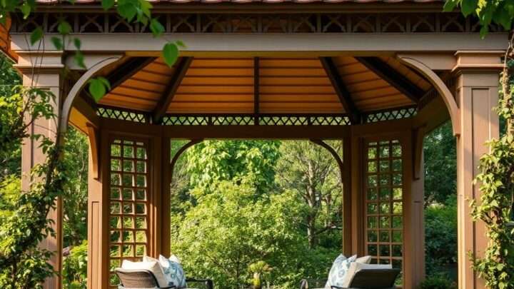 Eine perfekt eingerichtete Überdachung im Garten: So wird’s perfekt