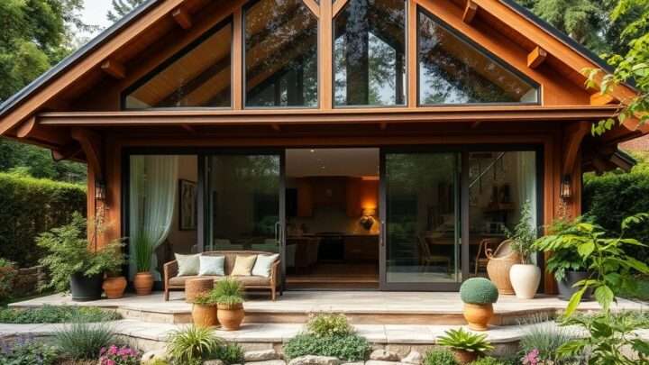 Einrichtungs- und Gestaltungsideen für große Gartenhäuser