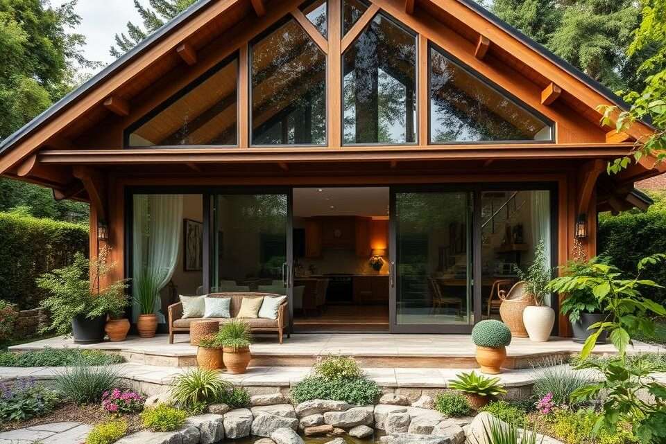 Einrichtungs- und Gestaltungsideen für große Gartenhäuser
