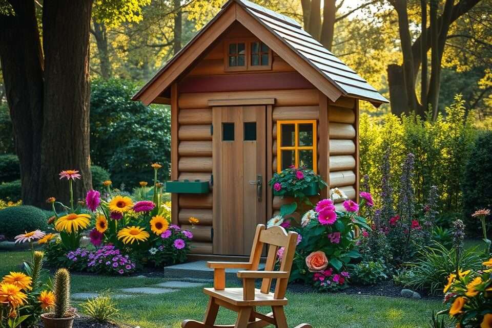 Einrichtungsideen für ein Spielhaus im Garten
