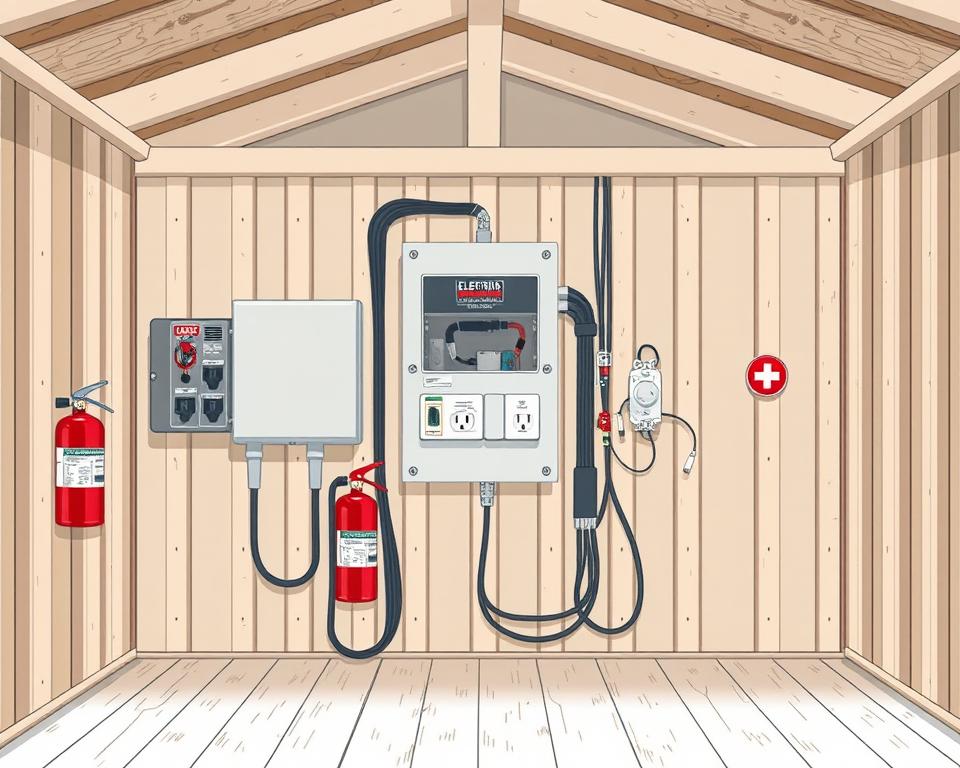 Elektrische Sicherheit im Gartenhaus