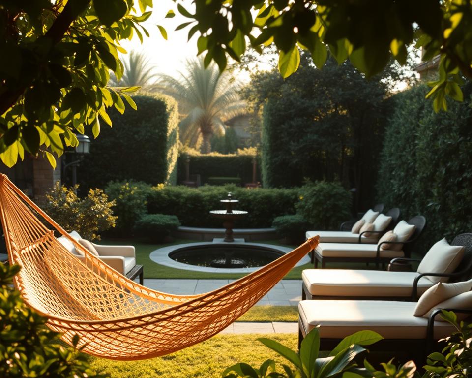 Entspannungszonen im Garten