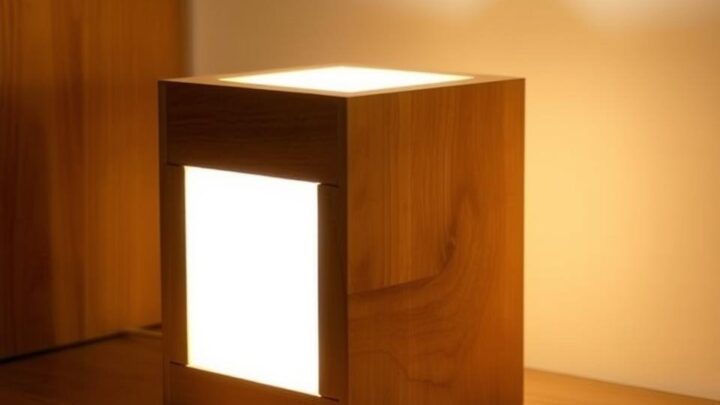 Epoxidharz Lampe aus Holz selber bauen – DIY Anleitung