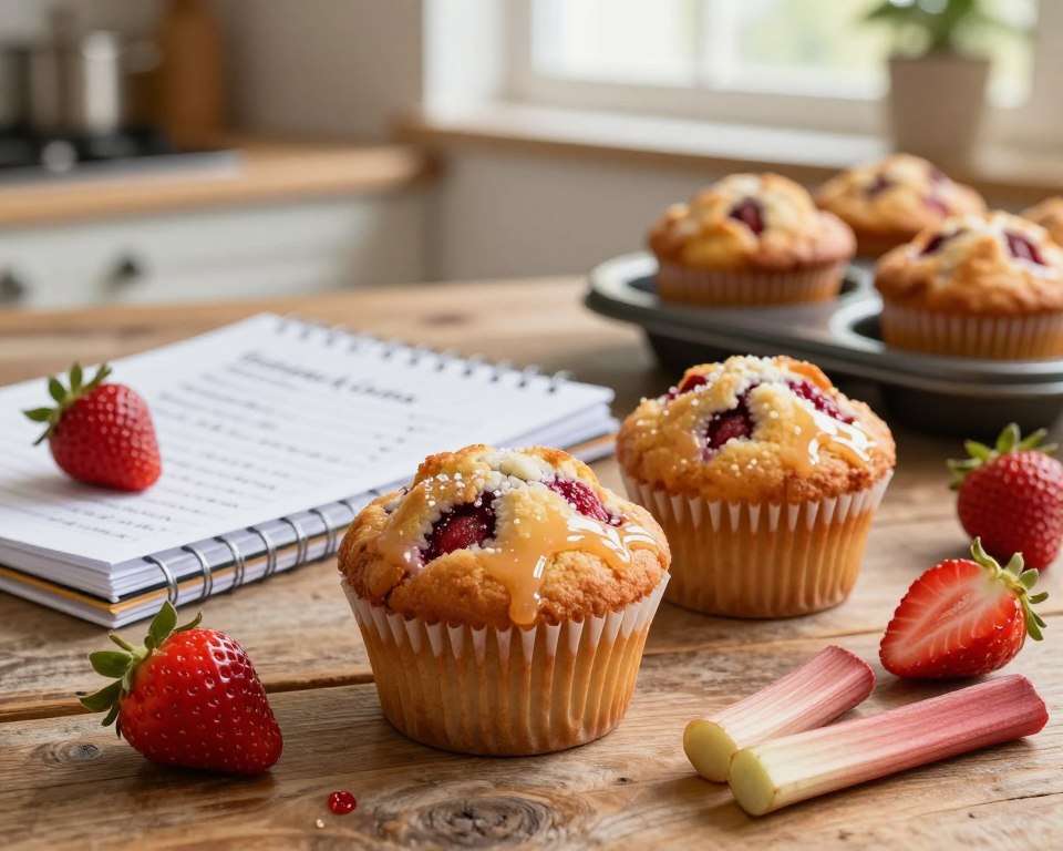 Erdbeer Rhabarber Muffins Nährwerte