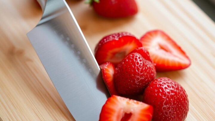 Erdbeeren richtig schneiden: einfache Anleitung