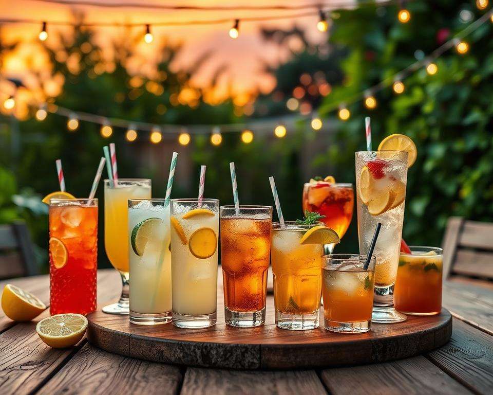 Erfrischende Getränke für Grillparty