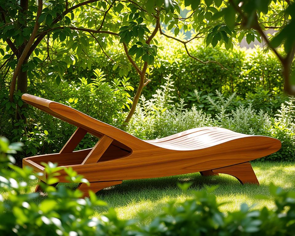 Ergonomische Gartenliege Design