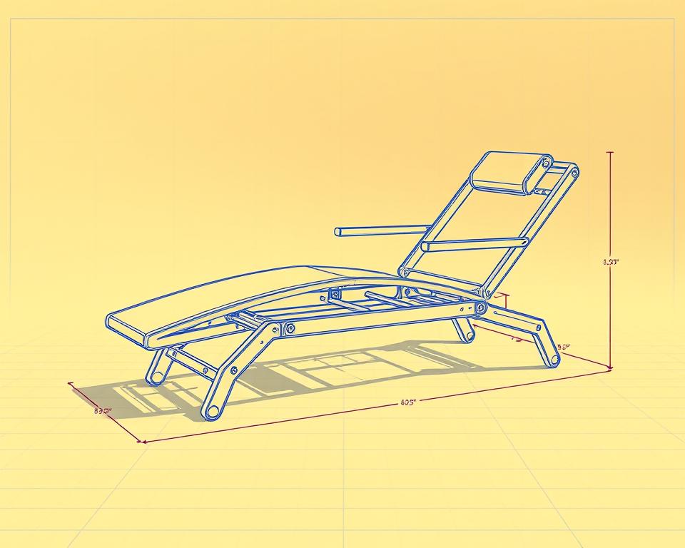 Ergonomische Relaxliege Dimensionen