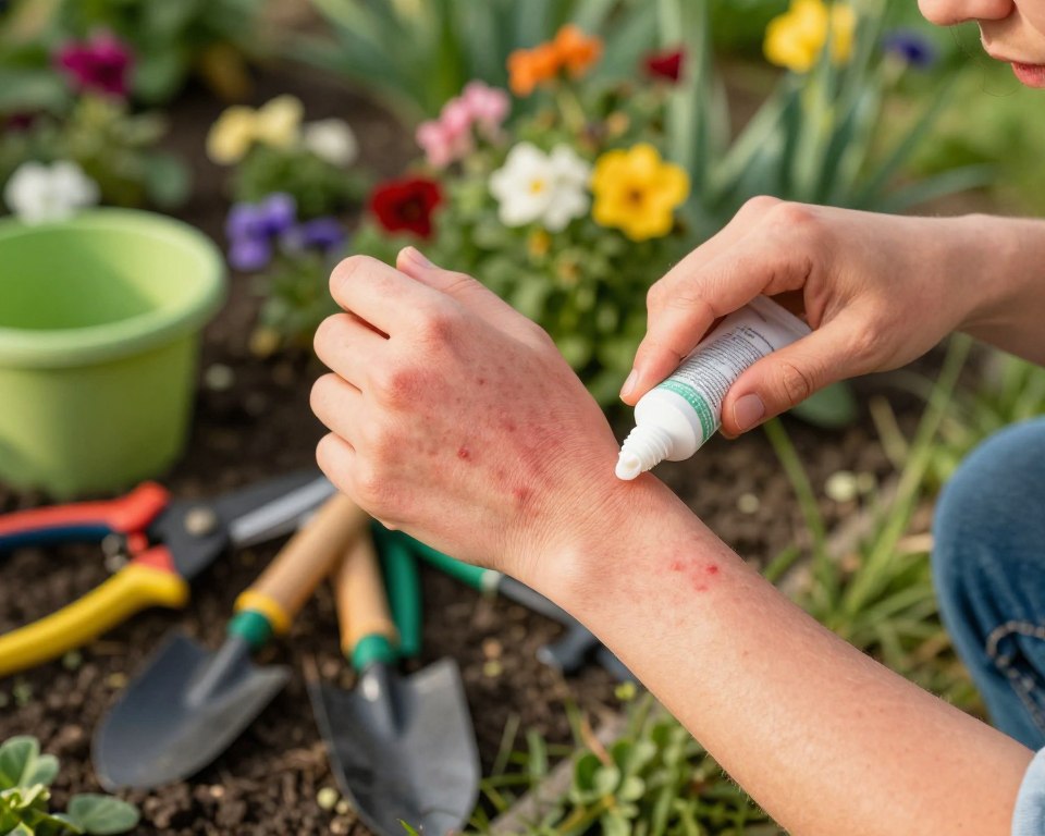 Erste Hilfe bei Hautausschlag nach Gartenarbeit Erste Hilfe bei Hautausschlag nach Gartenarbeit
