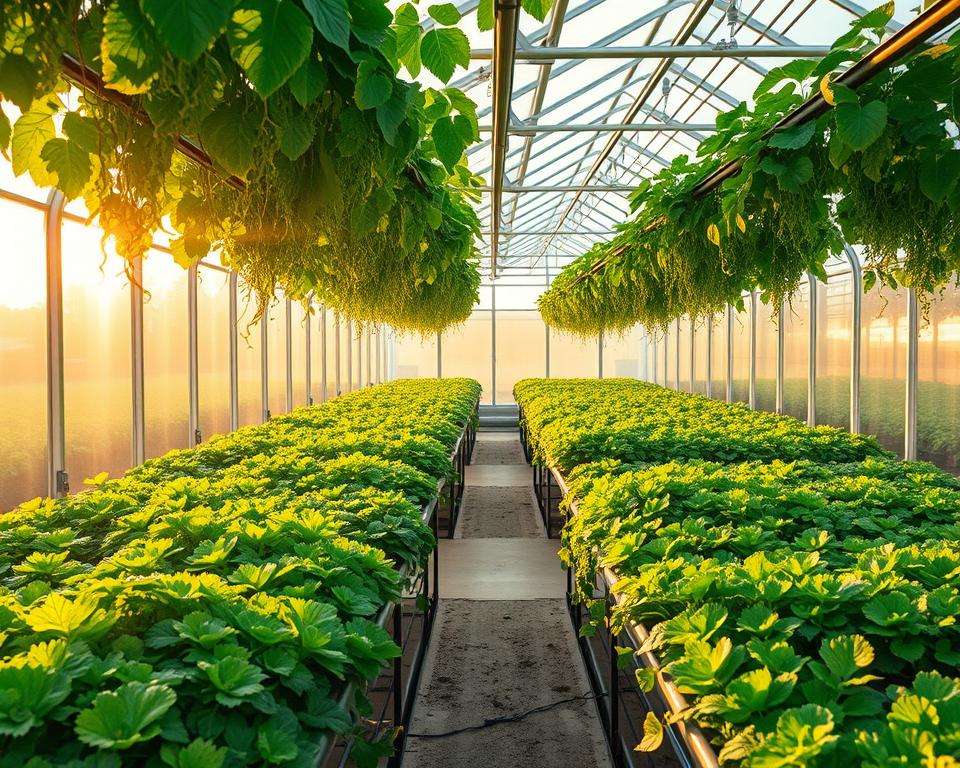 Ertragssteigerung im Gewächshaus