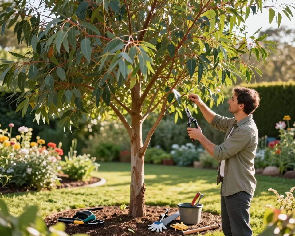 Eukalyptus Schneiden Vorbereitung