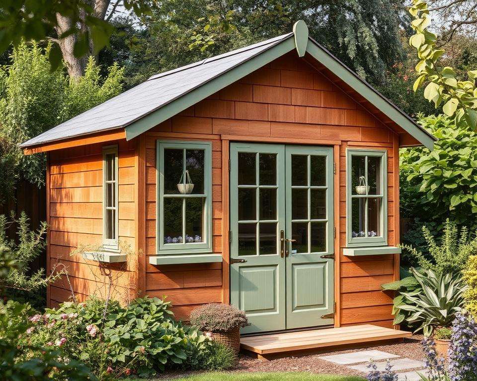 Farbgestaltung Gartenhaus