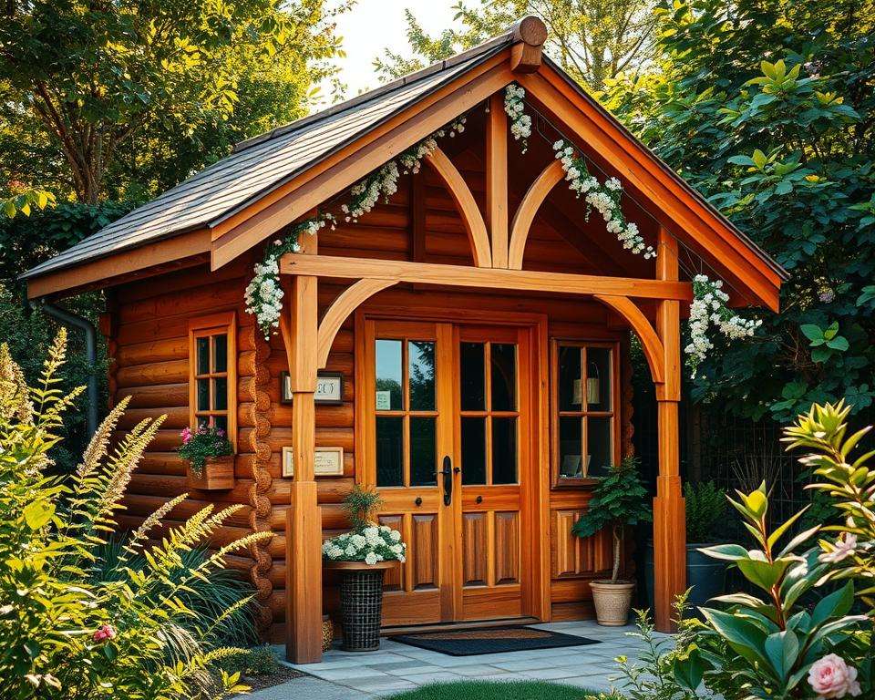 Farbkombinationen Gartenhaus