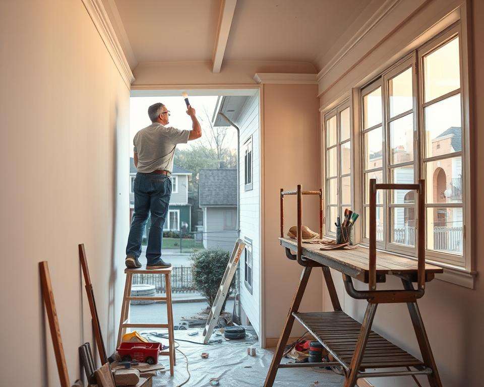 Fassade streichen Techniken