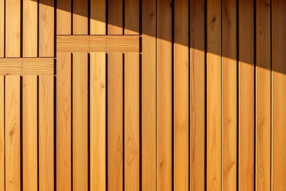 Fassadenholz mit unterschiedlichen Breiten anbringen