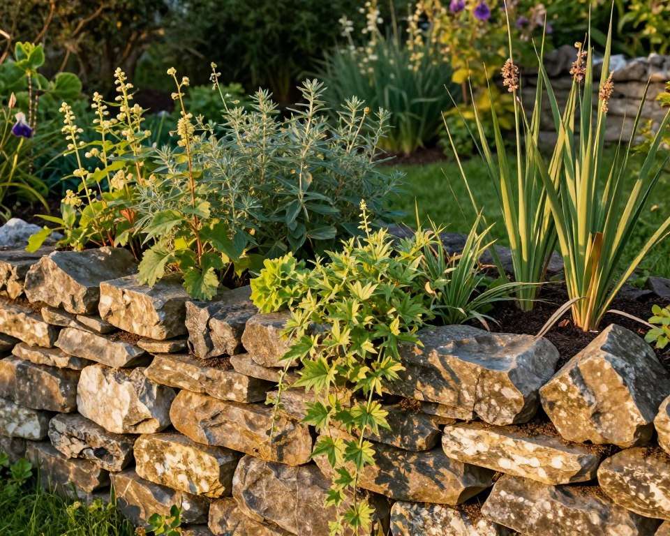 Fehler bei Trockenmauer bepflanzen