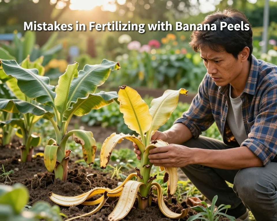 Fehler beim Düngen mit Bananenschalen