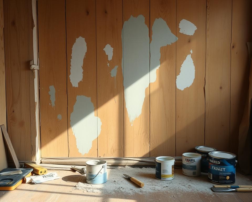 Fehler beim Holz streichen mit Wandfarbe