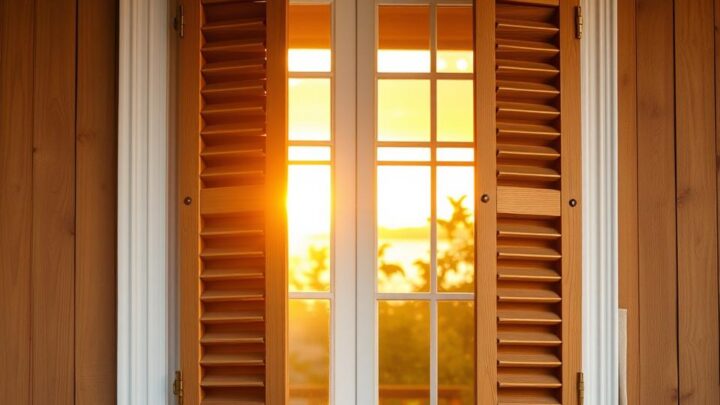 Fenster Schiebeläden aus Holz