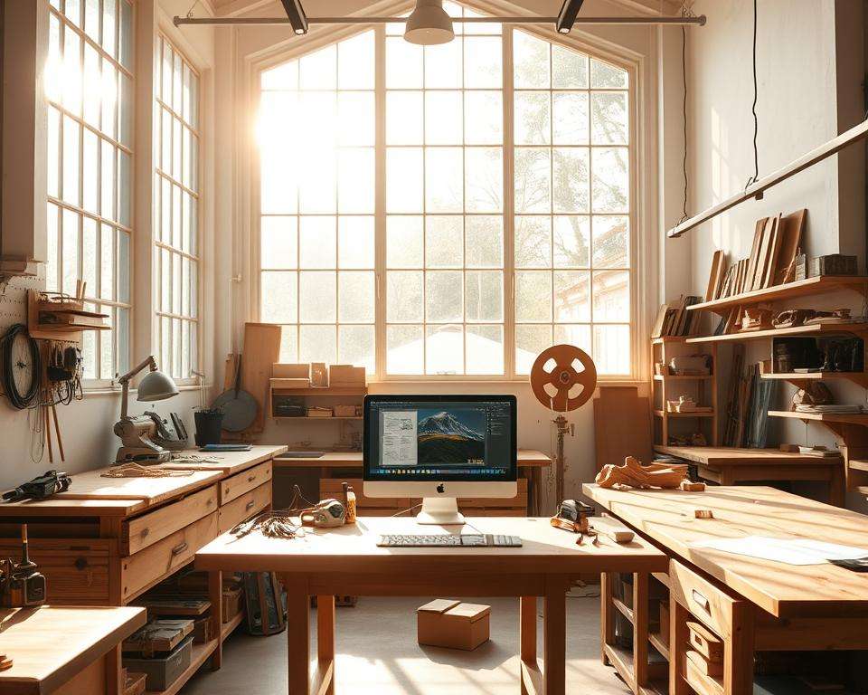 Fenster Werkstatt Tageslicht