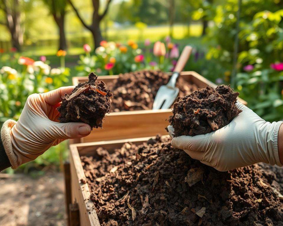 Fertiger Kompost Qualitätsprüfung