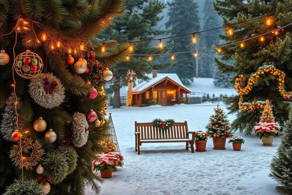 Festliche Deko-Ideen: So schmücken Sie Ihren Garten zu Weihnachten