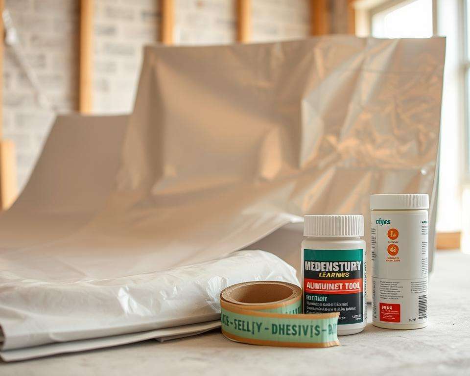 Feuchtigkeitssperre Dampfsperre Materialien