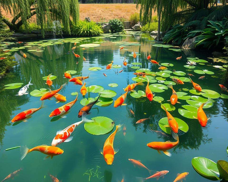 Fische Teich Tiere Fische Teich Tiere