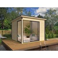 Fjordholz Gartenhaus Modell Amrum-1| Rabatt: 26%|3x3m