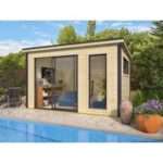 Fjordholz Gartenhaus Modell Juist-1| Rabatt: 26%|4x3m