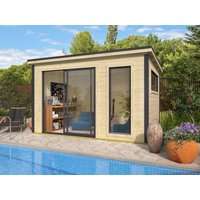 Fjordholz Gartenhaus Modell Juist-1| Rabatt: 26%|4x3m