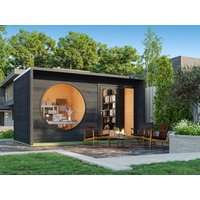 Fjordholz Gartenhaus Modell Office Box Größe L sch| Rabatt: 26%|6x3m
