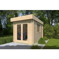 Fjordholz Saunahaus Modell Peet|4x3m