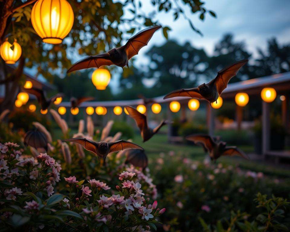 Fledermäuse im Garten
