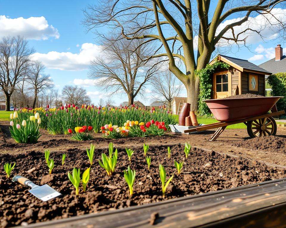 Frühjahrsvorbereitungen Garten