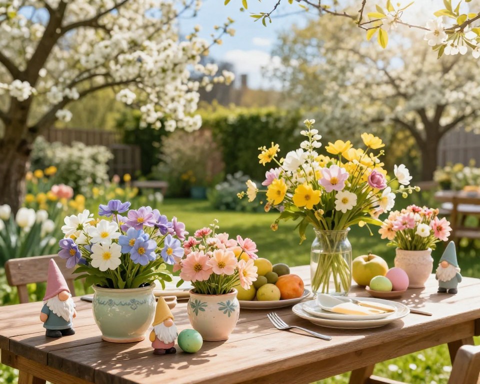 Frühlingsdekoration Pflege